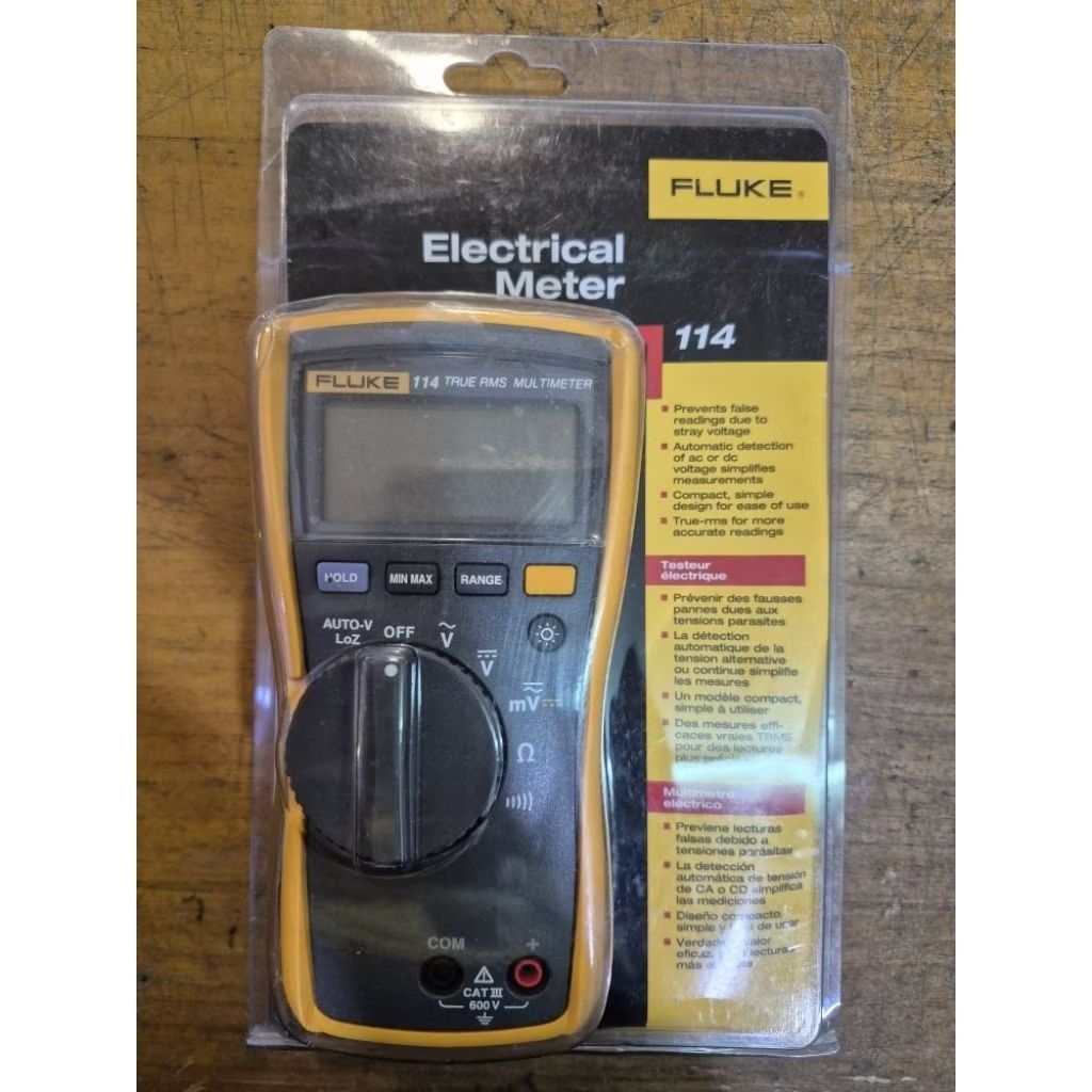 FLUKE 114 TRUE RMS MULTIMETER