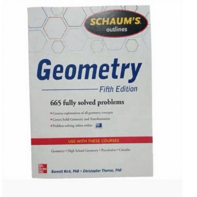 Schaum s Outlines Geometry Fifth Edition