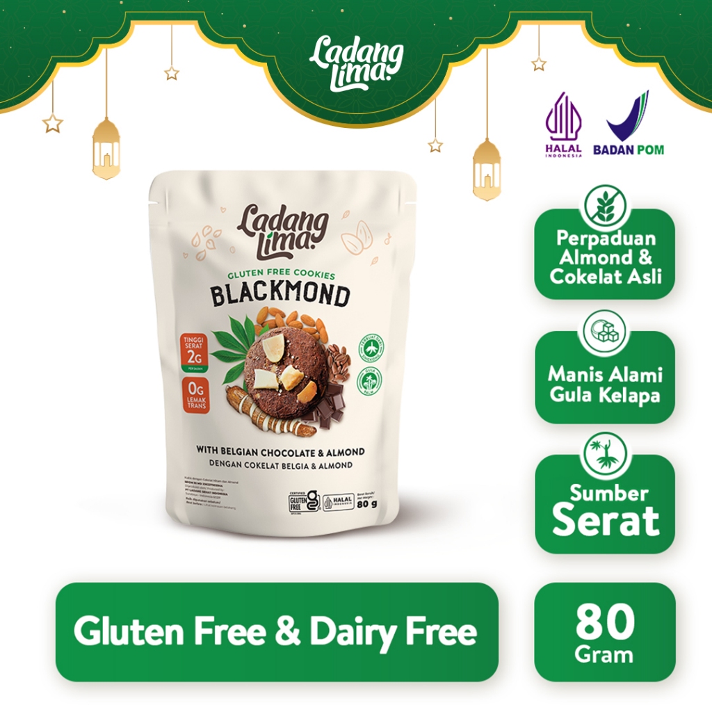 Blackmond Mini Bites 80g - Ladang Lima Cookies Gluten Free With Protein
