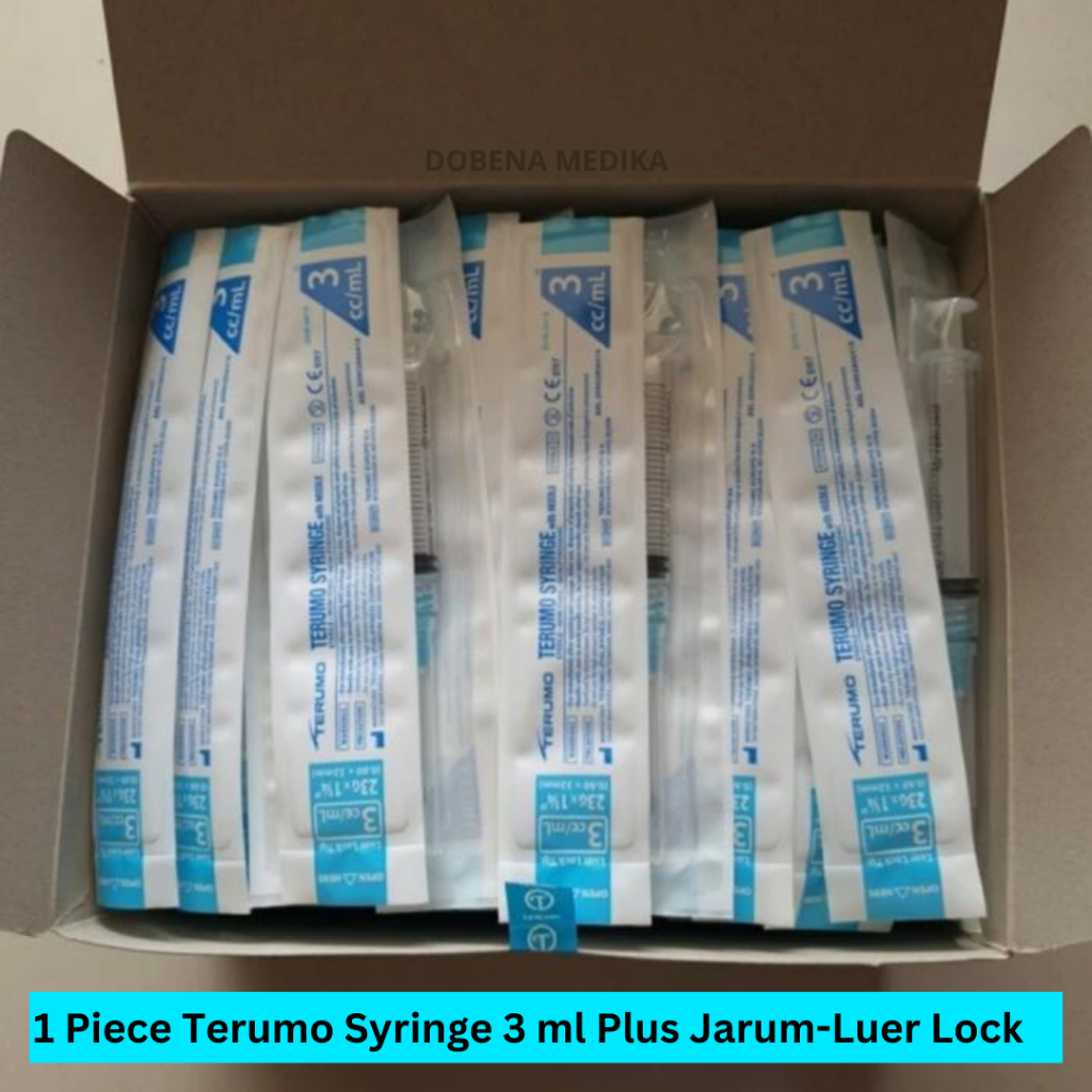 Terumo Syringe 3 ml cc / Spuit 3ml / Suntikan 3cc