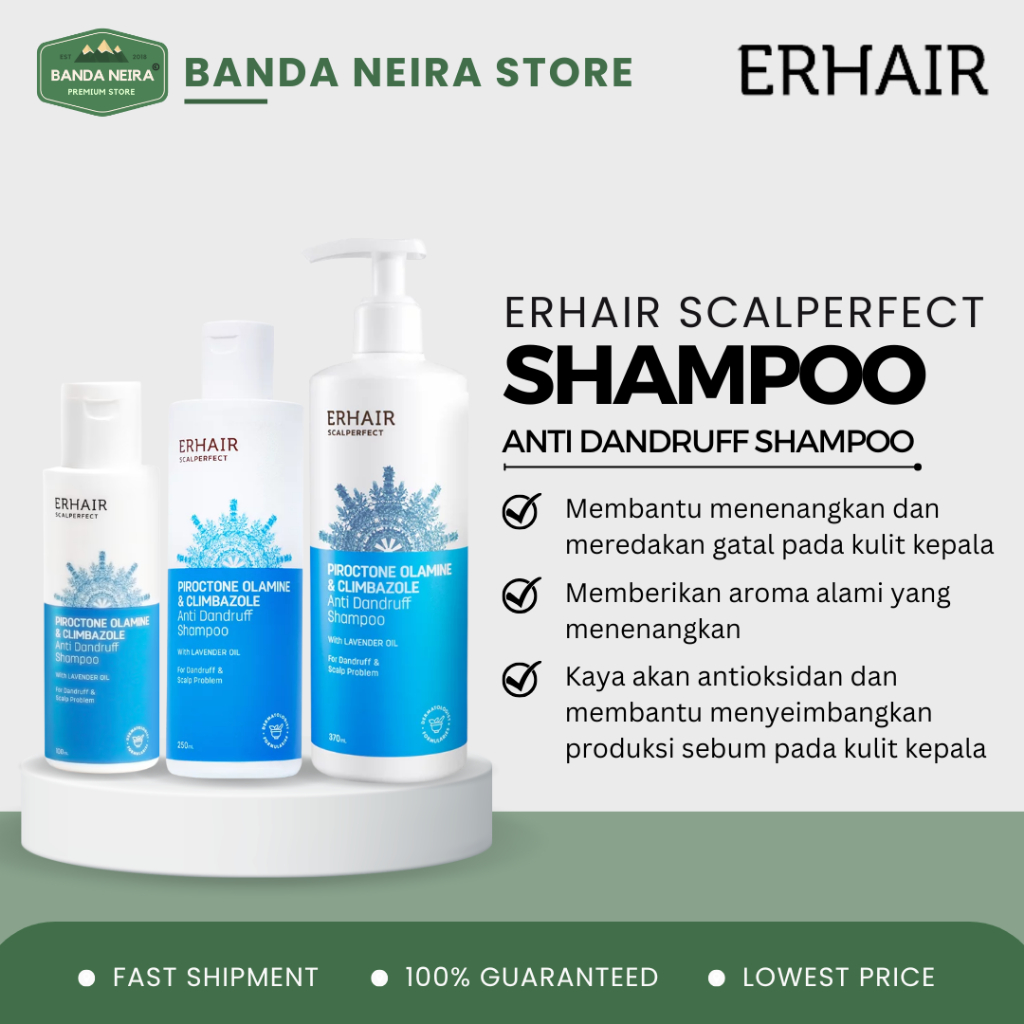 ERHA ERHAIR Scalperfect Anti Dandruff Shampoo / Sampo Anti Ketombe
