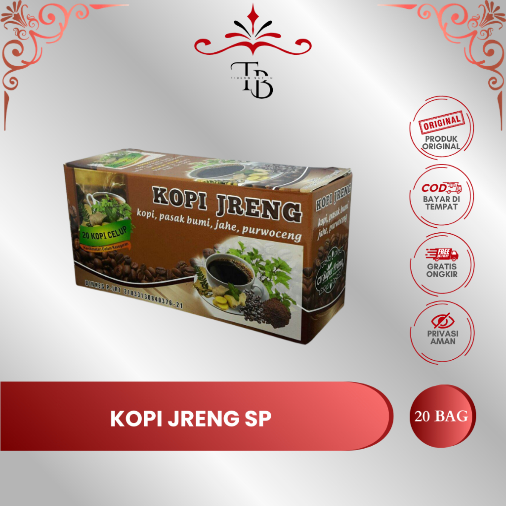 KOPI JRENG - Kopi Stamina Pria isi 20 Kantong