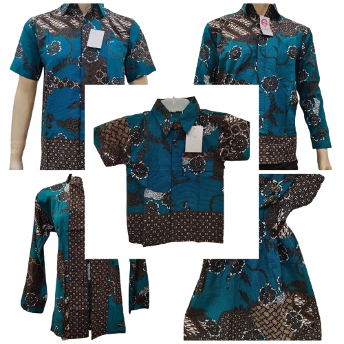 BAJU BATIK SERAGAM KELUARGA COUPLE SERAGAM BAJU HIJAU COUPLE FAMILY BATIK