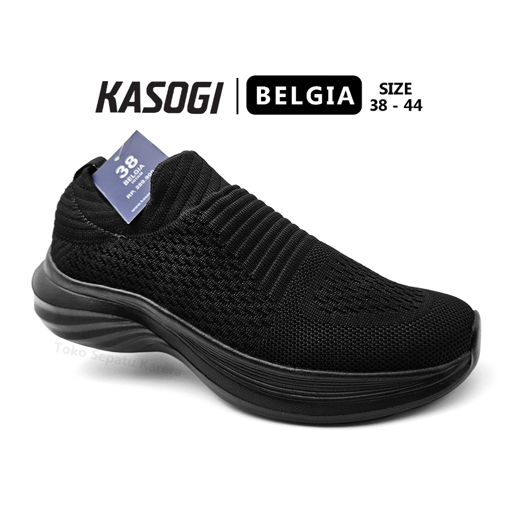 Sepatu Anak Remaja Laki Laki – Sepatu Pria Dewasa – KASOGI – BELGIA – Size 38-44– Sneakers – Slip On