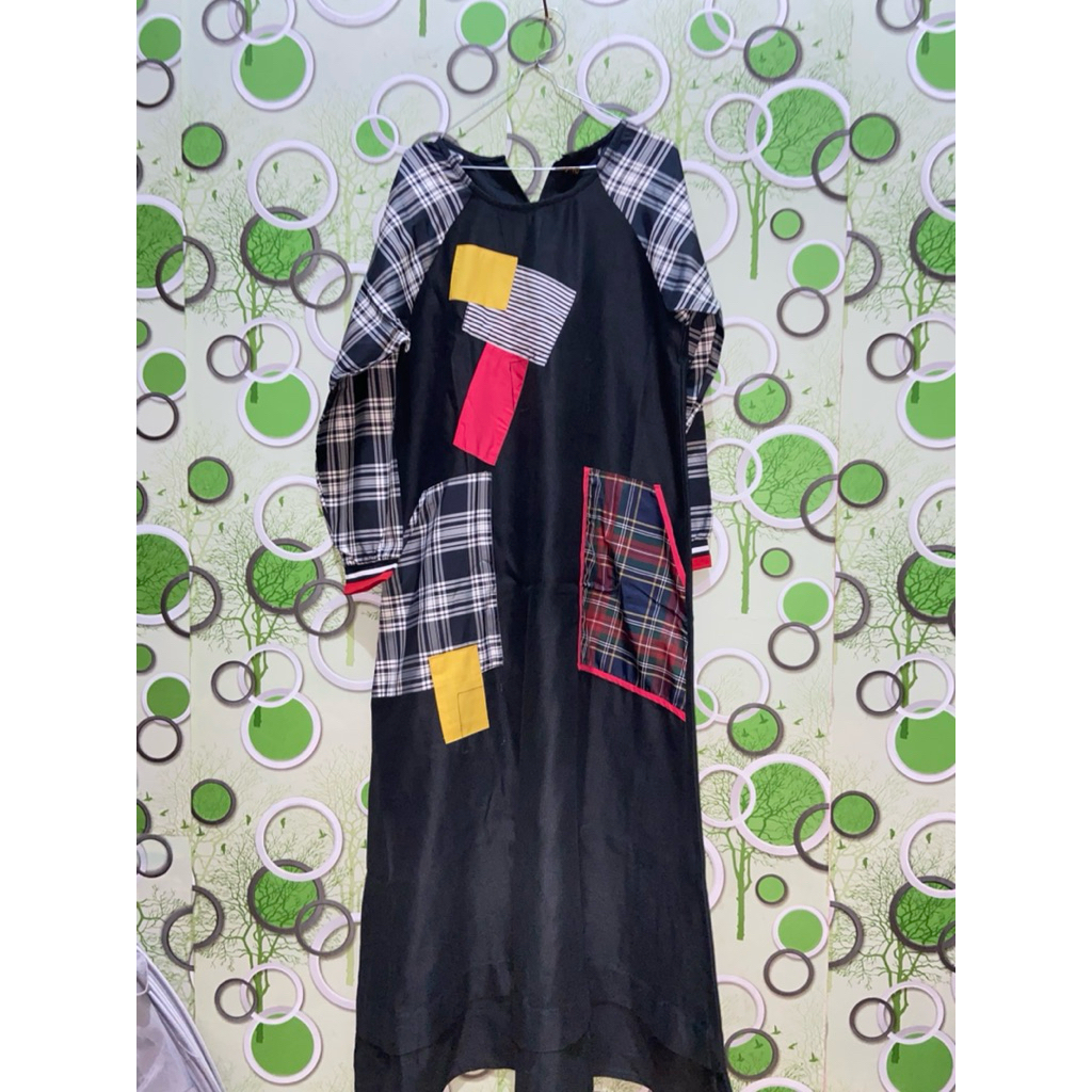 gamis hitam preloved