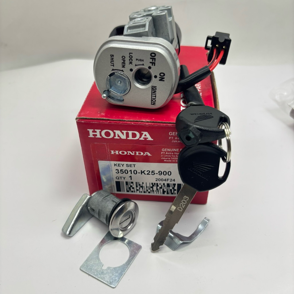35010-K25-900 Kunci Kontak (Key Set) Honda Beat Fi K25