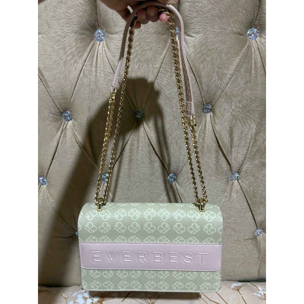 Tas Everbest Selempang Wanita Warna Pink Nude
