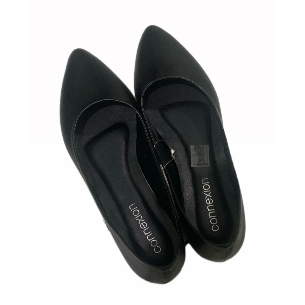 Flatshoes Sepatu Wanita Hitam Connexion Matahari