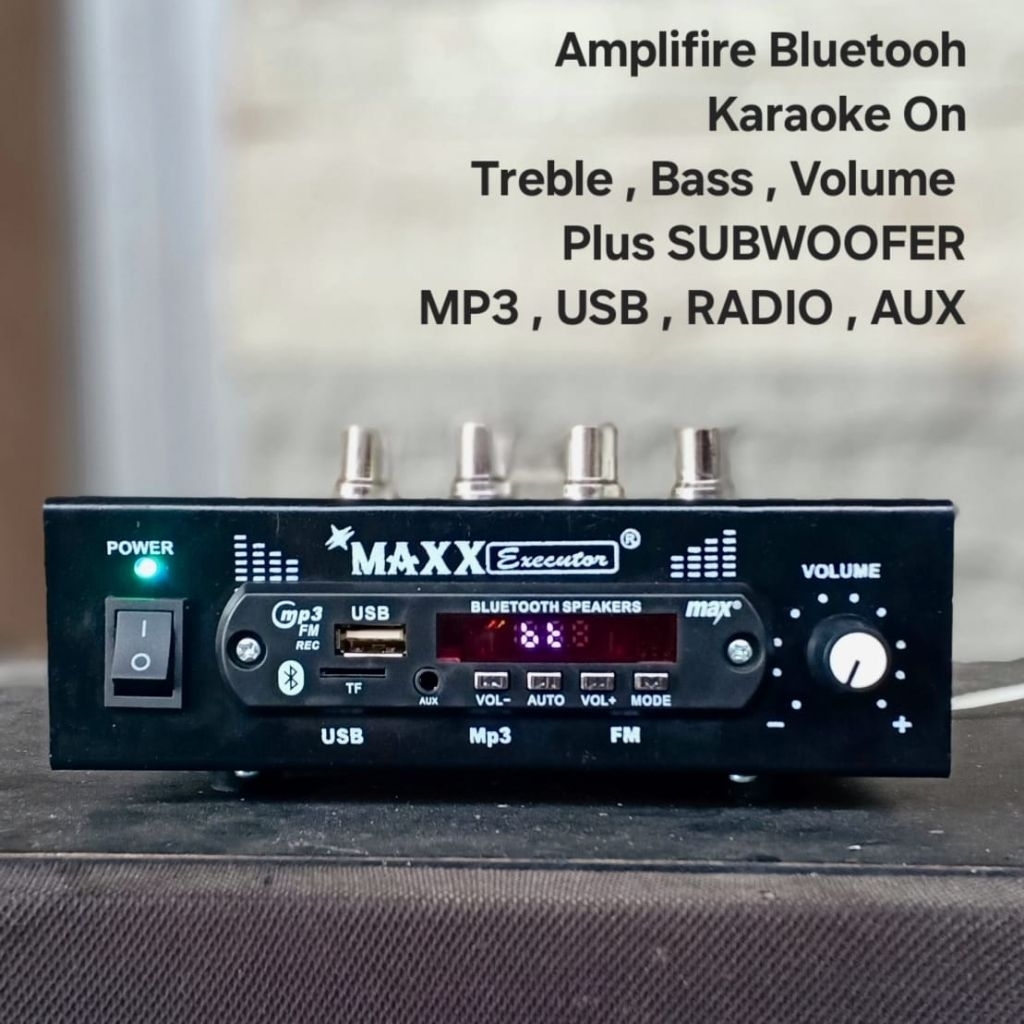Power amplifier bluetooth karaoke