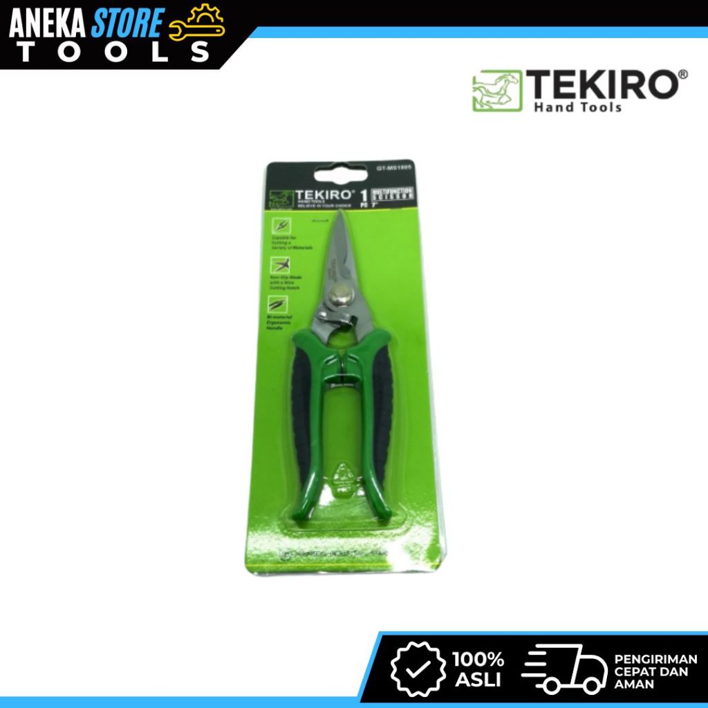 TEKIRO GUNTING SENG 7 INCH / gunting plat 7" TEKIRO / gunting serbaguna 7" TEKIRO