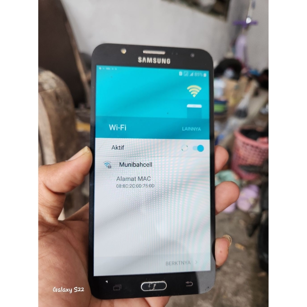 lcd tc samsung j7 2015 ori copotan minus dikit
