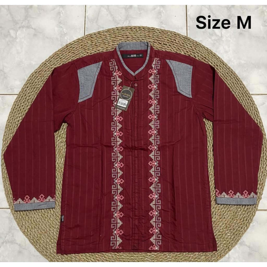 KOKO BRANDED PRIA LENGAN PANJANG, BAJU KOKO SYAHDIKA PANJANG, BAJU KOKO BRAND MATAHARI