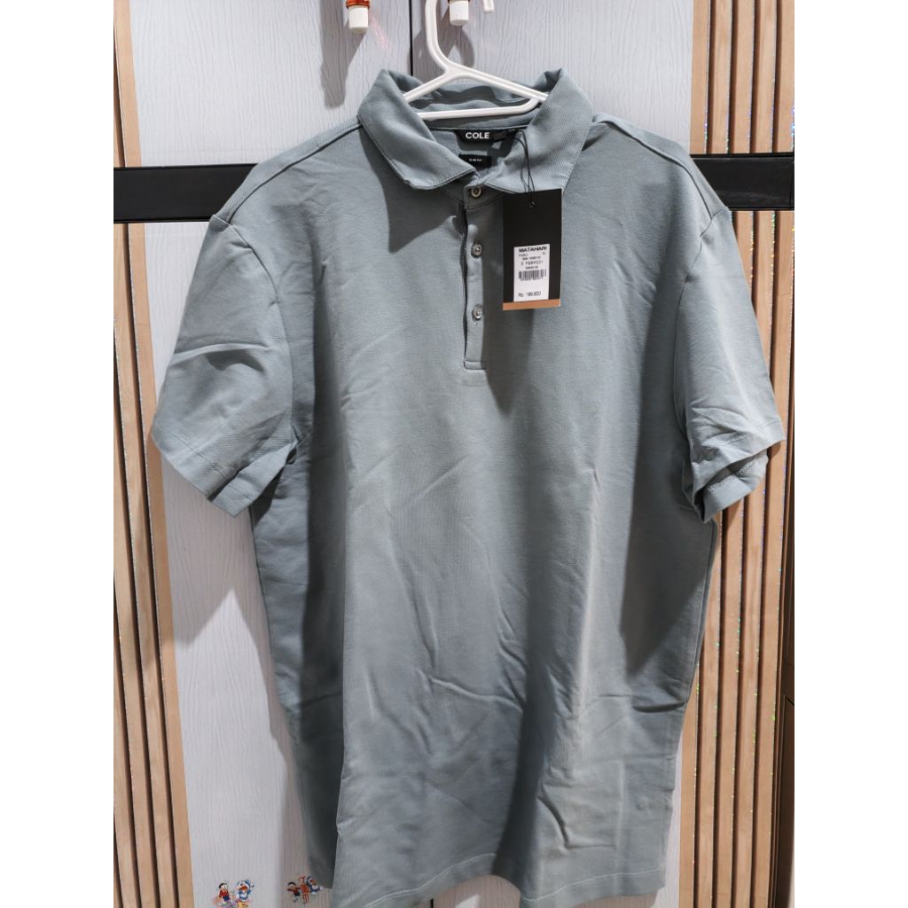 Kaos polo kerah Cole size xl