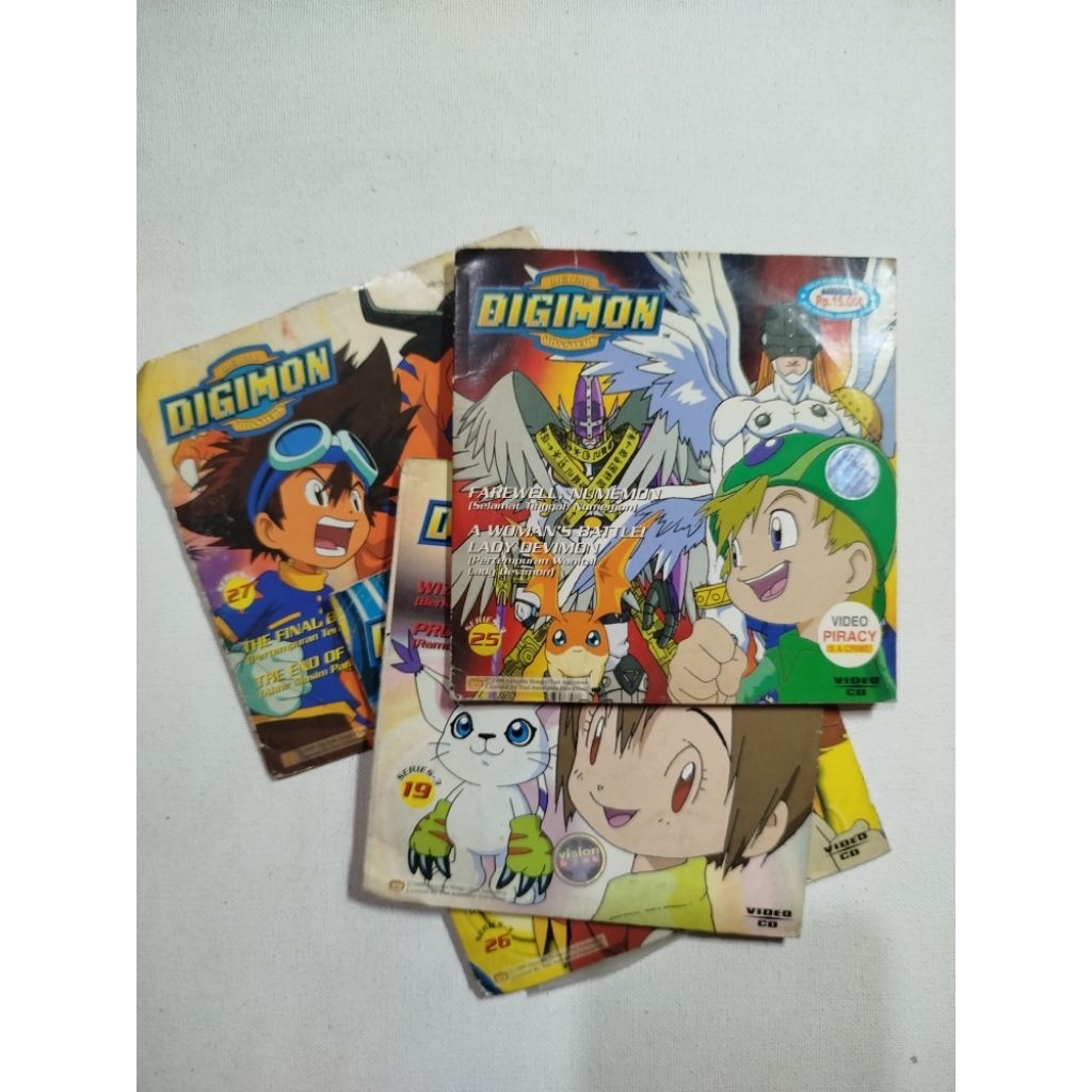 VCD DIGIMON SERIES 3 VOL 19 25 26