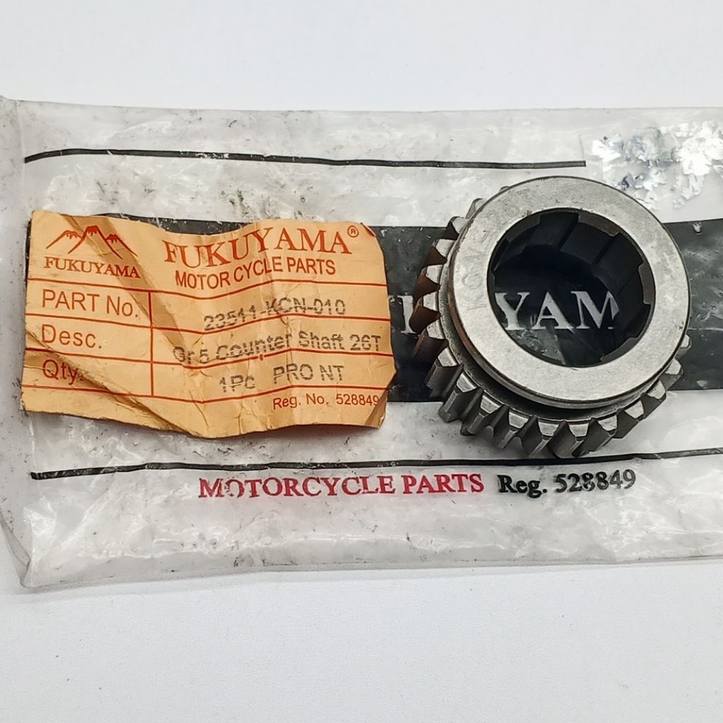 23511-KCN-010 GEAR GER GIR GIGI COUNTERSHAFT FIFTH GIGI 5 26T HONDA GL PRO NEOTECH GL MAX NEOTECH FU