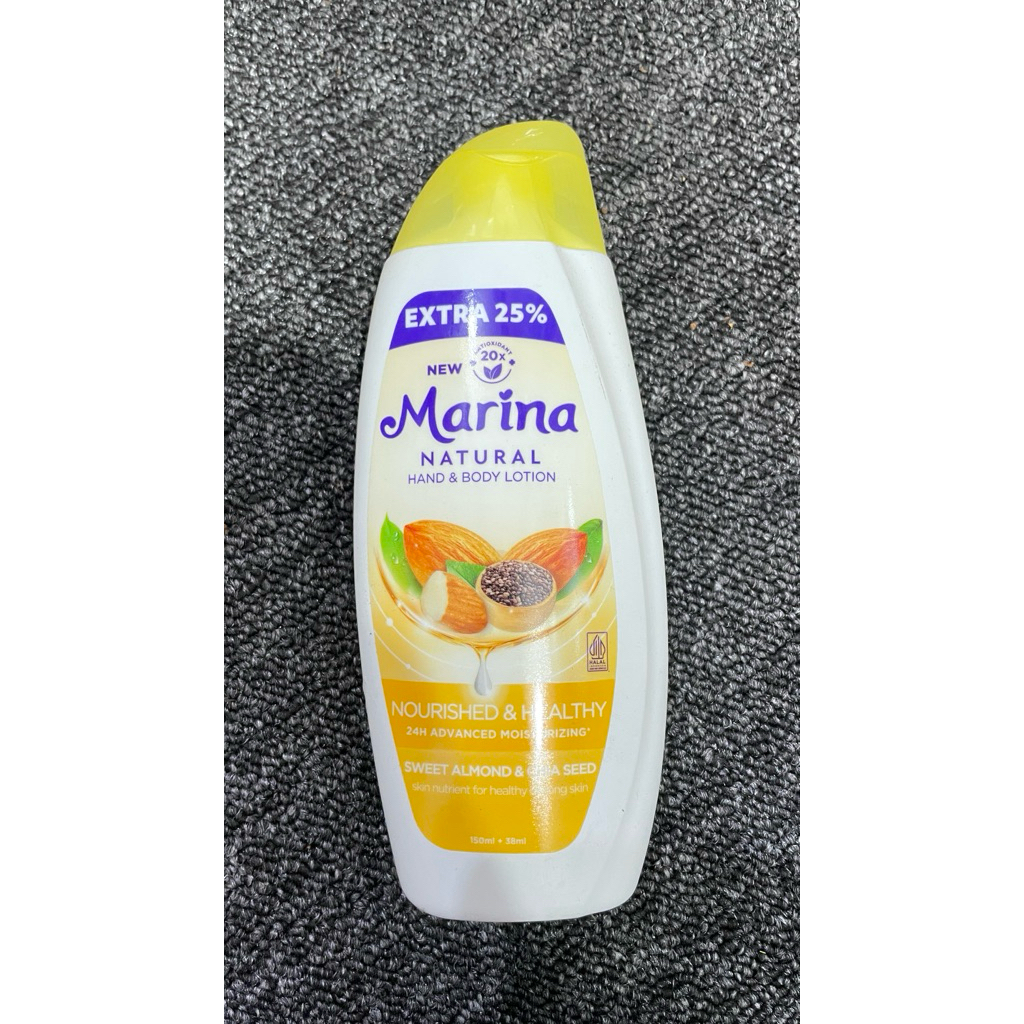 marina hand body lotion150ml+38ml