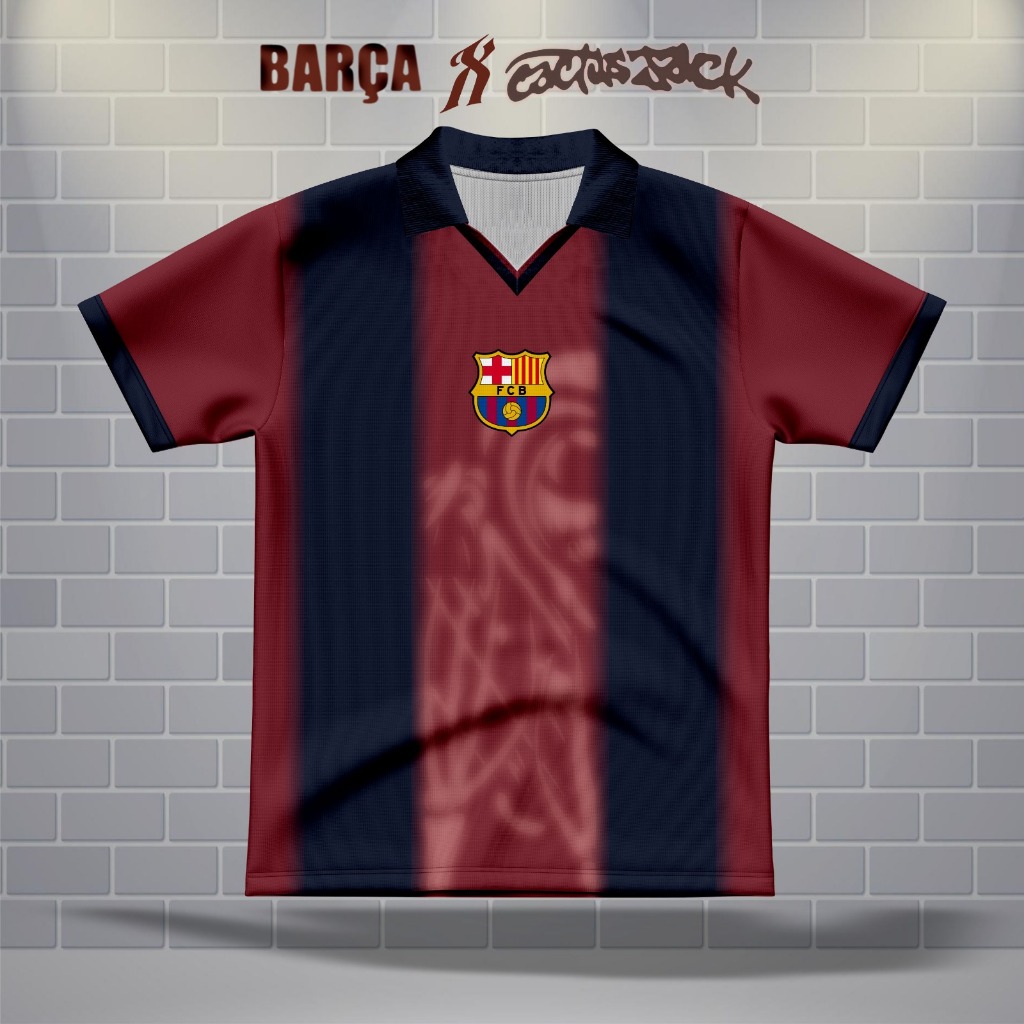 Jersey Bola Barcelona Limited Edition Dryfit Adem size xs-4xl