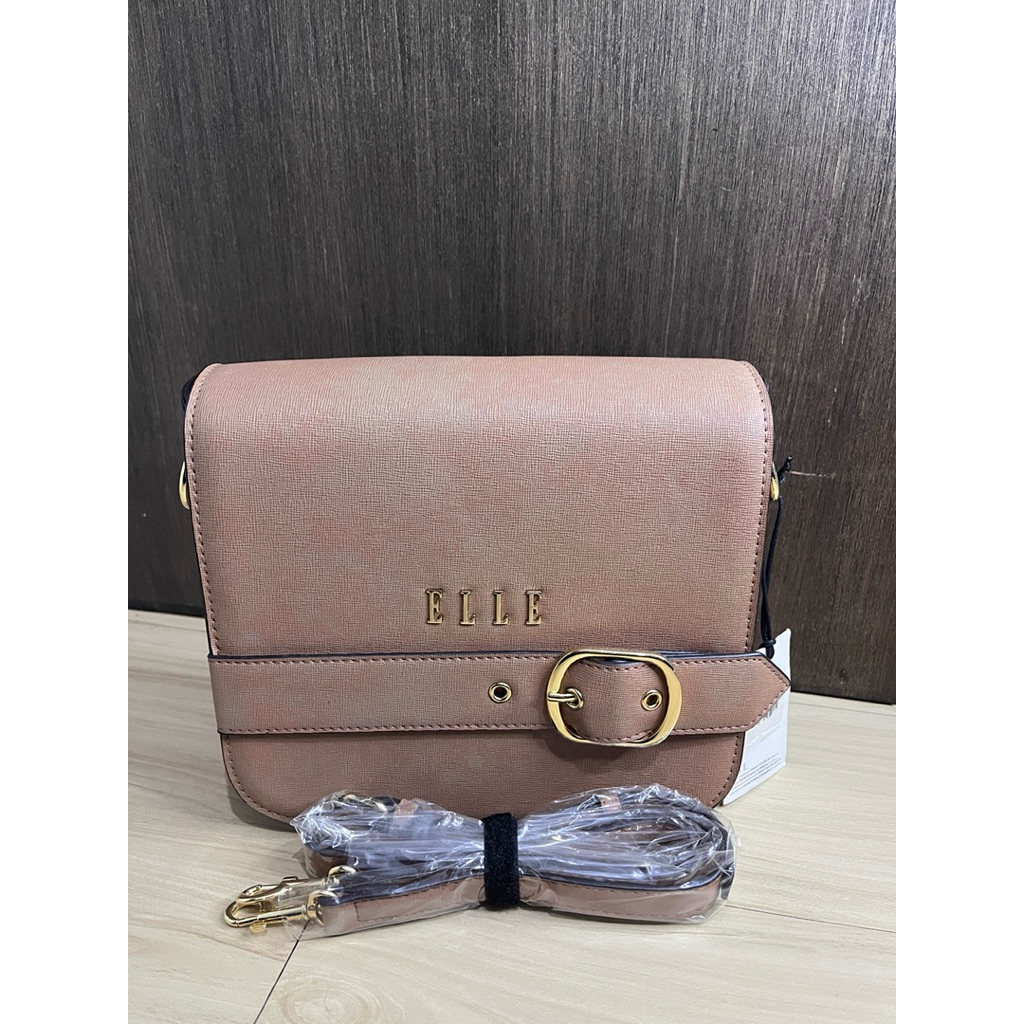 Tas ELLE sling bag original 100% peanut rejet