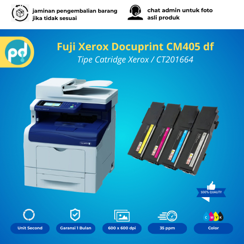 Fuji Xerox DocuPrint CM405df Second Mulus - Printer Laser Warna A4