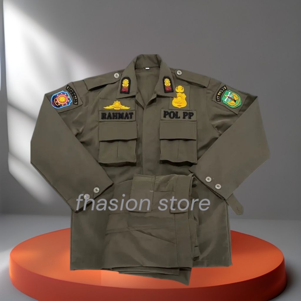 SRAGAM POL PP PDL KEMEJA POL PP BAHAN LUSTER BAJU PDL POL PP TERBARU