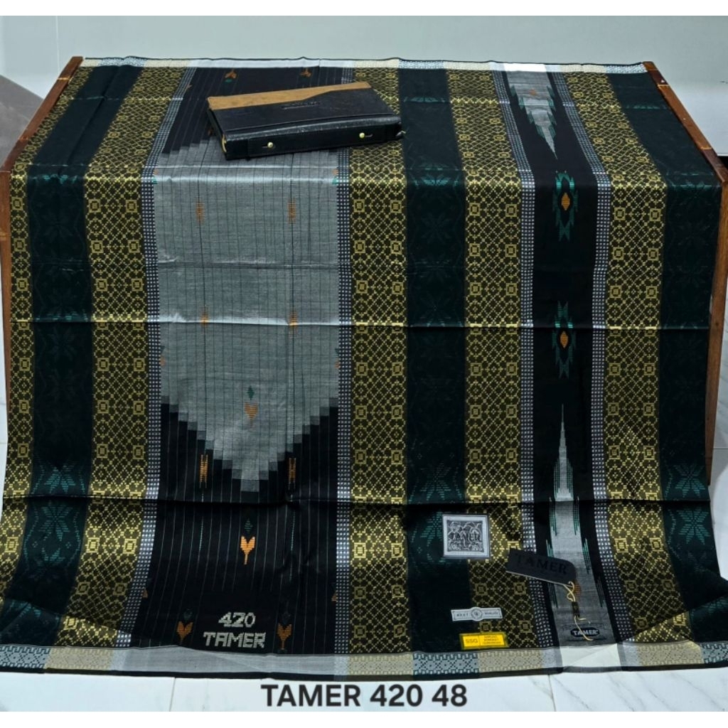 TAMER 420 SARUNG TENUN SUTRA TAMER 420 100% ORIGINAL SUTRA TENUN RAJA MULIA 420