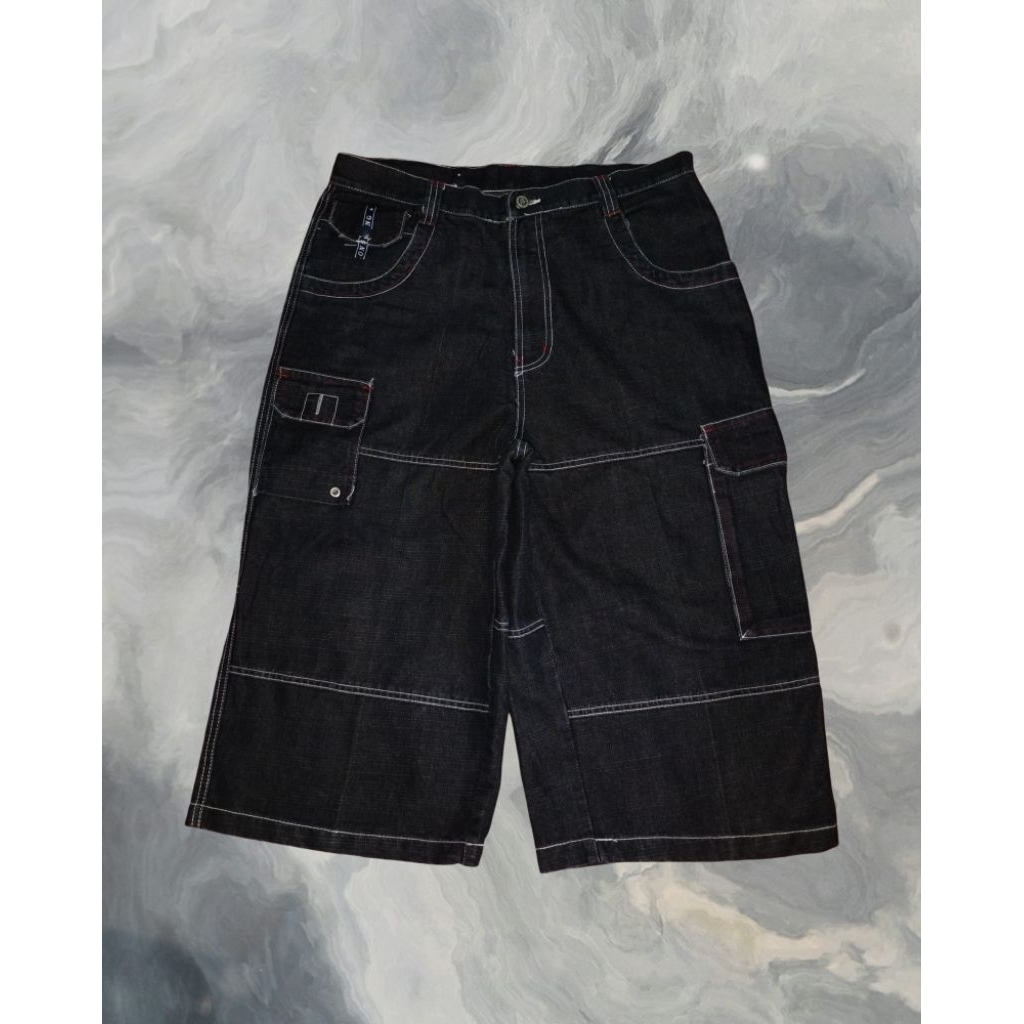 Celana Jorts Cargo Big Pocket Y2K Vintage