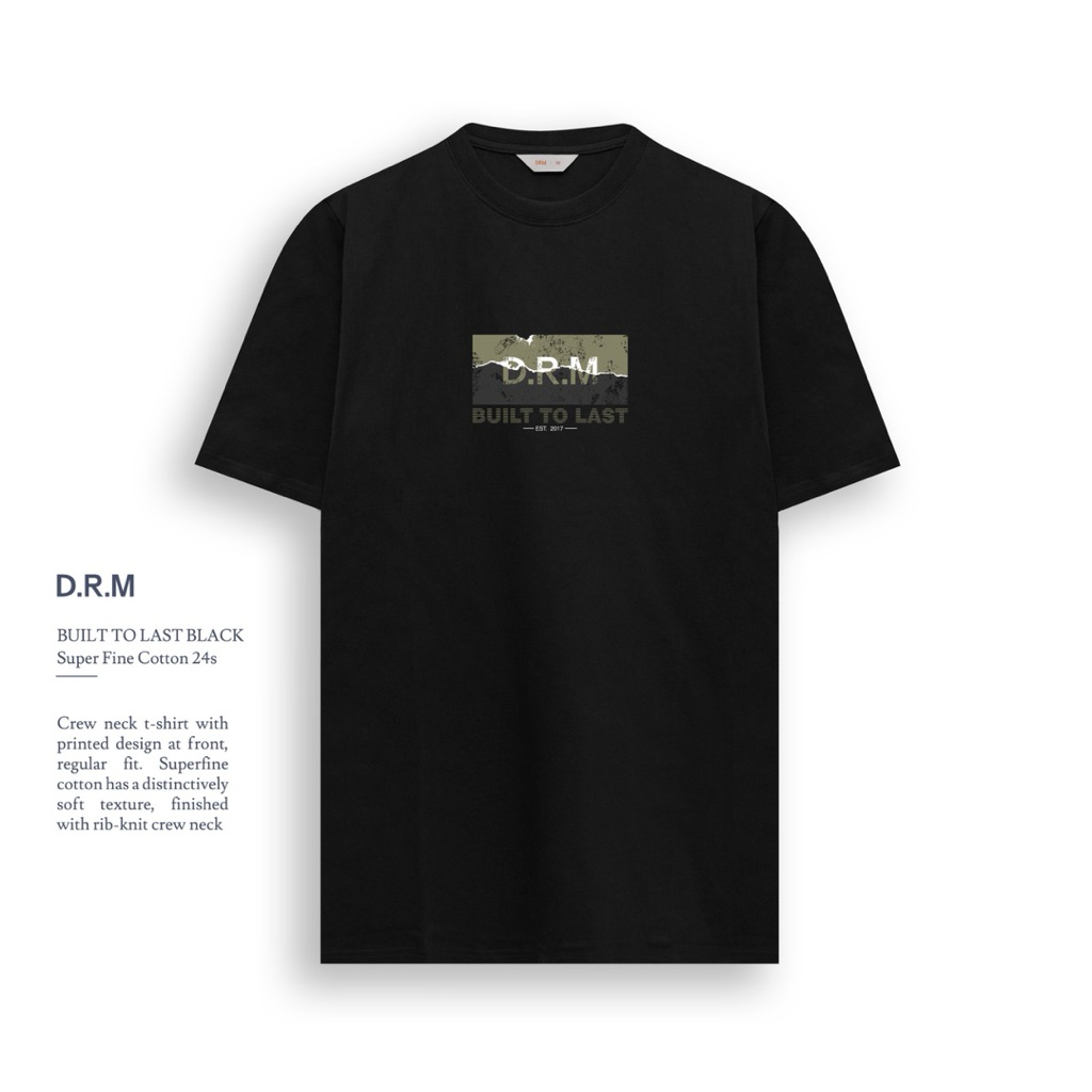 KAOS DRM. | DRM WEAR .built to last black