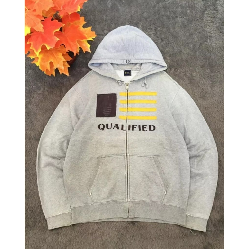 Link Cekout Zipper Hoodie Nii Qualified Abu - Abu Original.