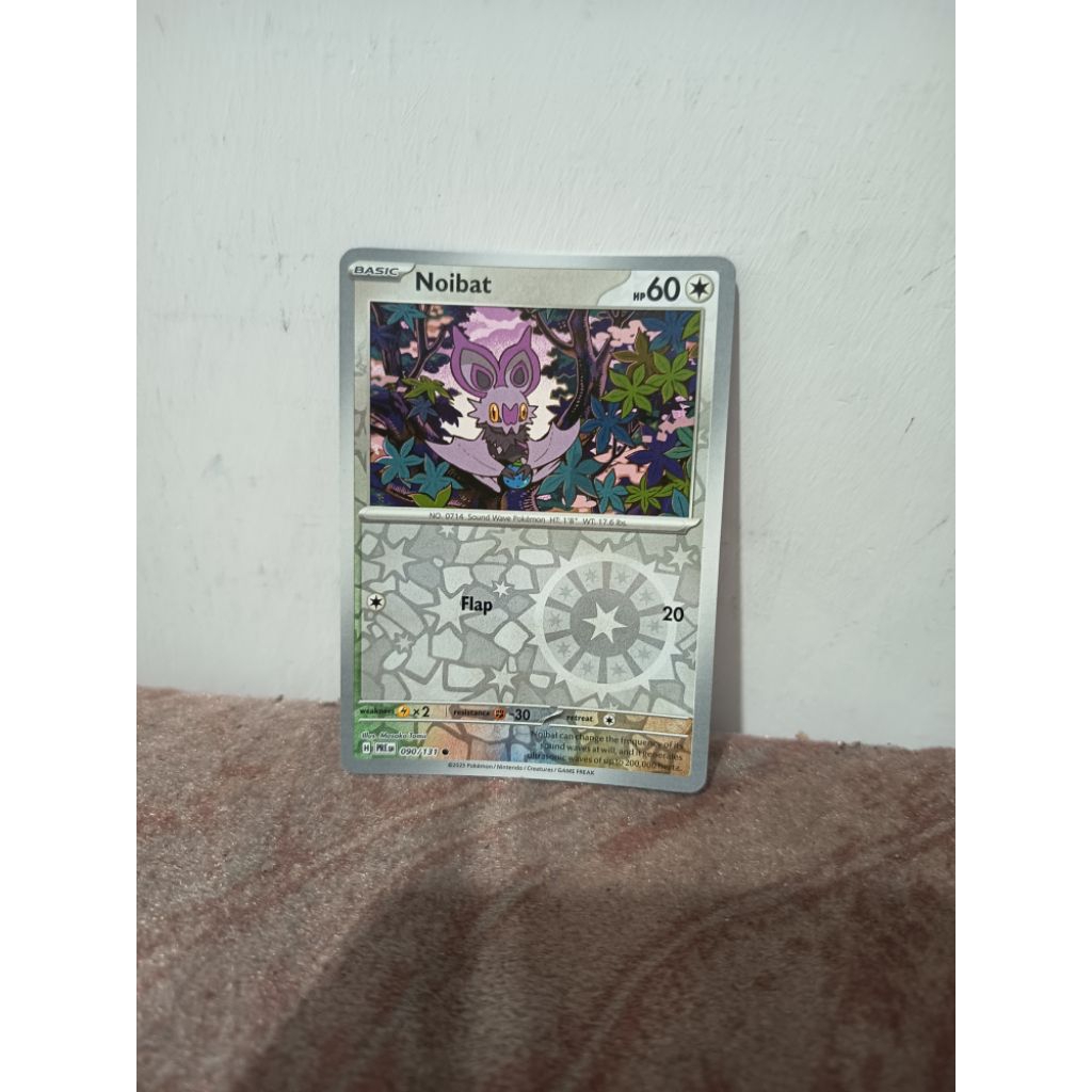 kartu pokemon original holo reverse (noibat)