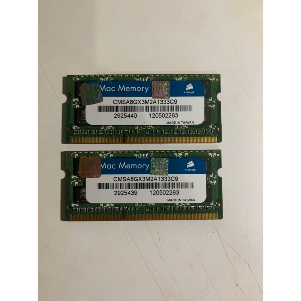 RAM Corsair Mac Memory 8GB (2x4Gb) kit Dual Channel 1333 Mhz