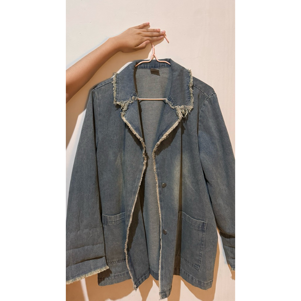 blazer denim this is april