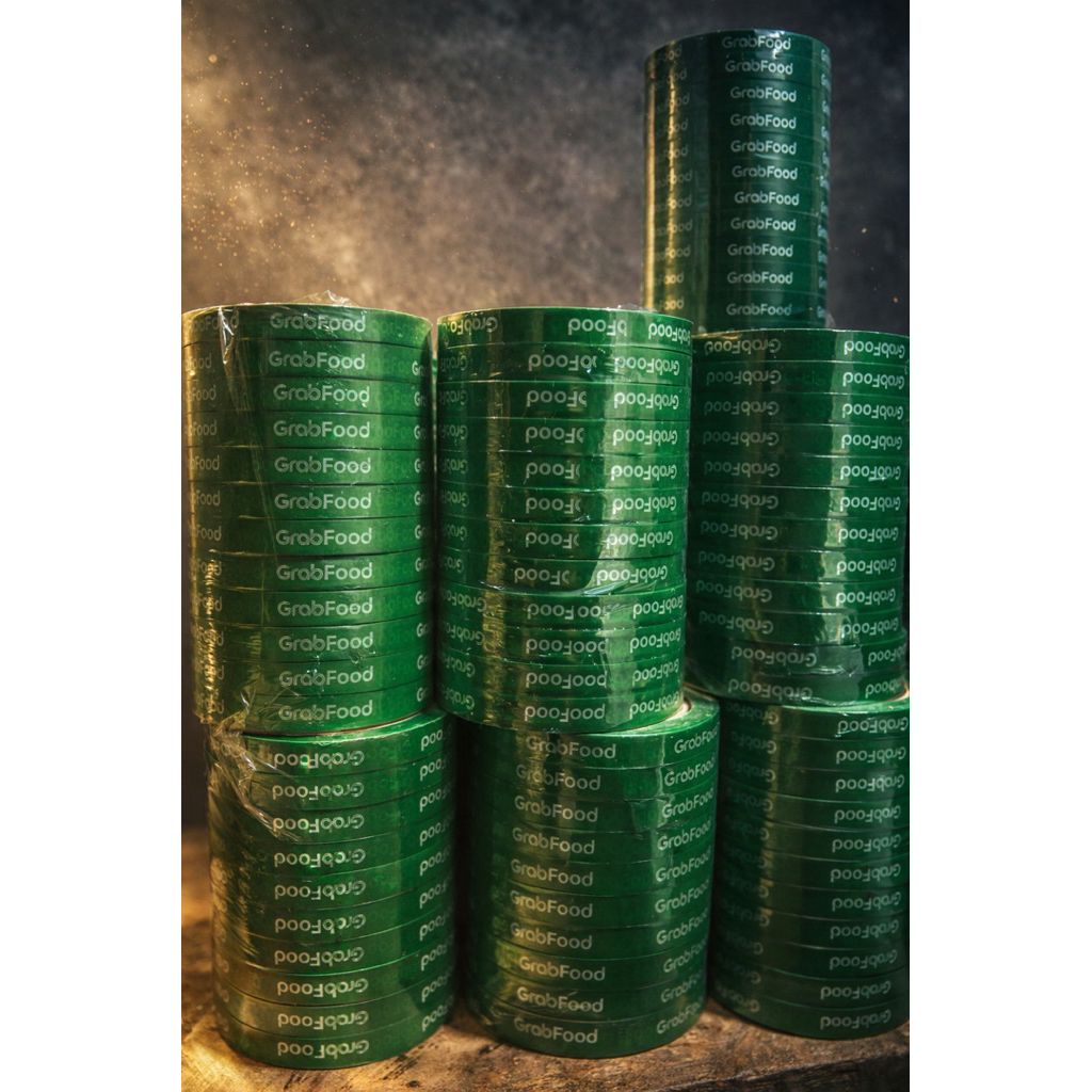 Lakban Isolasi Grabfood 12mm x 72yard (1slop isi 12)