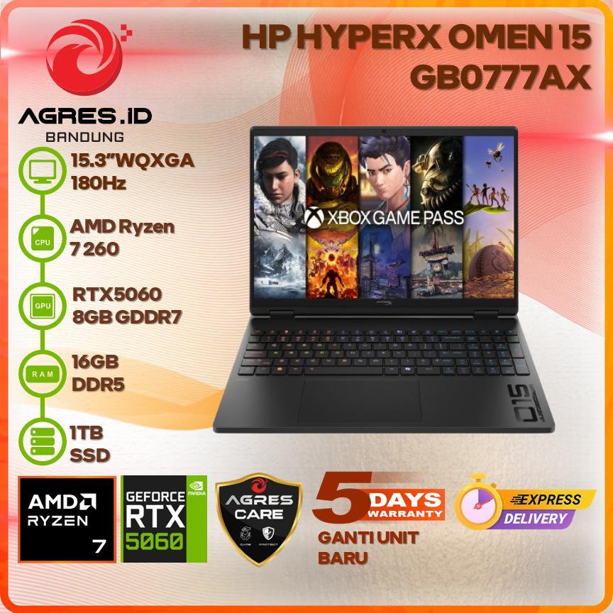 HP HYPERX OMEN 15 GB0777AX RYZEN 7 260 RTX5060 16GB 1TB 15.3" WQXGA IPS