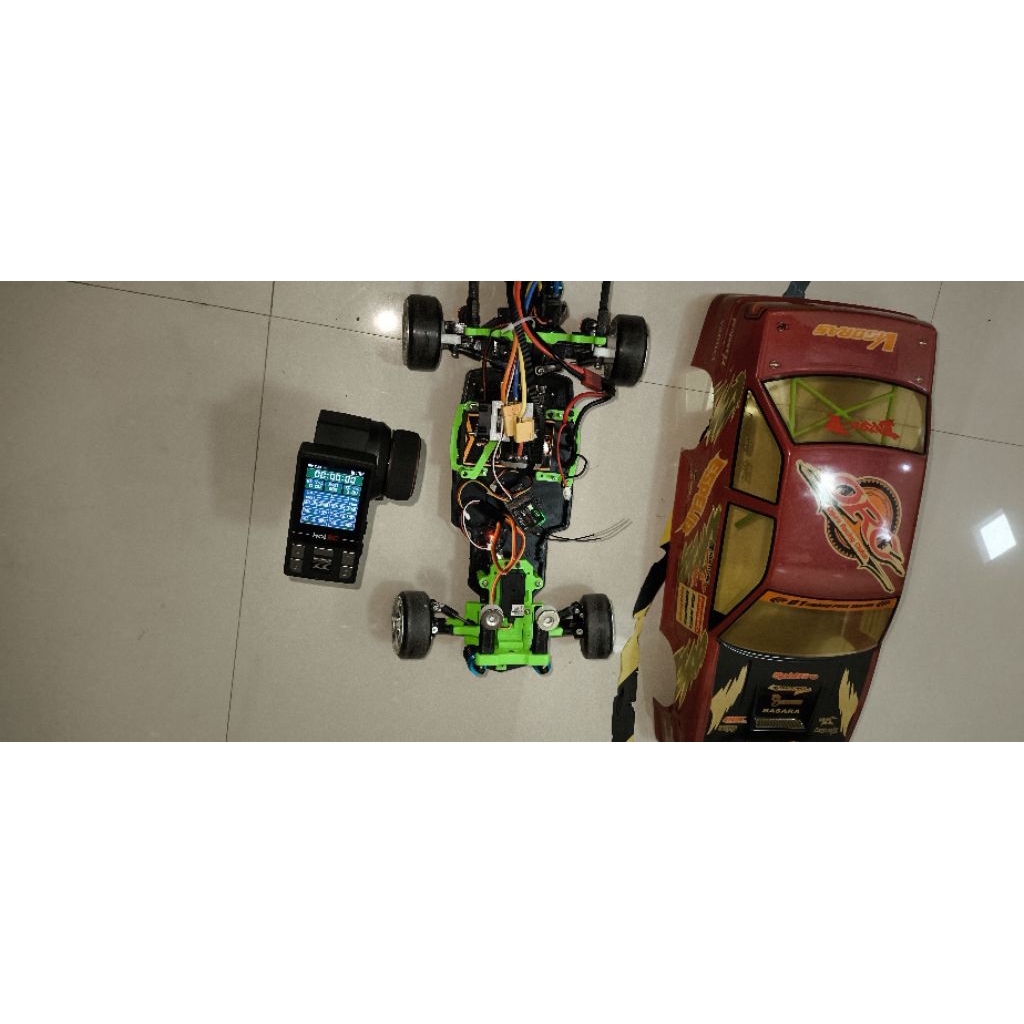 rc drift rwd 1:10 rtr siap pakai ready to run basic 3D print hsp 1/10 turbo on