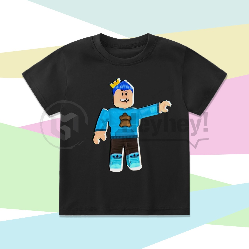Baju Anak Kaos Anak Pandu Gaming Roblox Gratis Cetak Nama