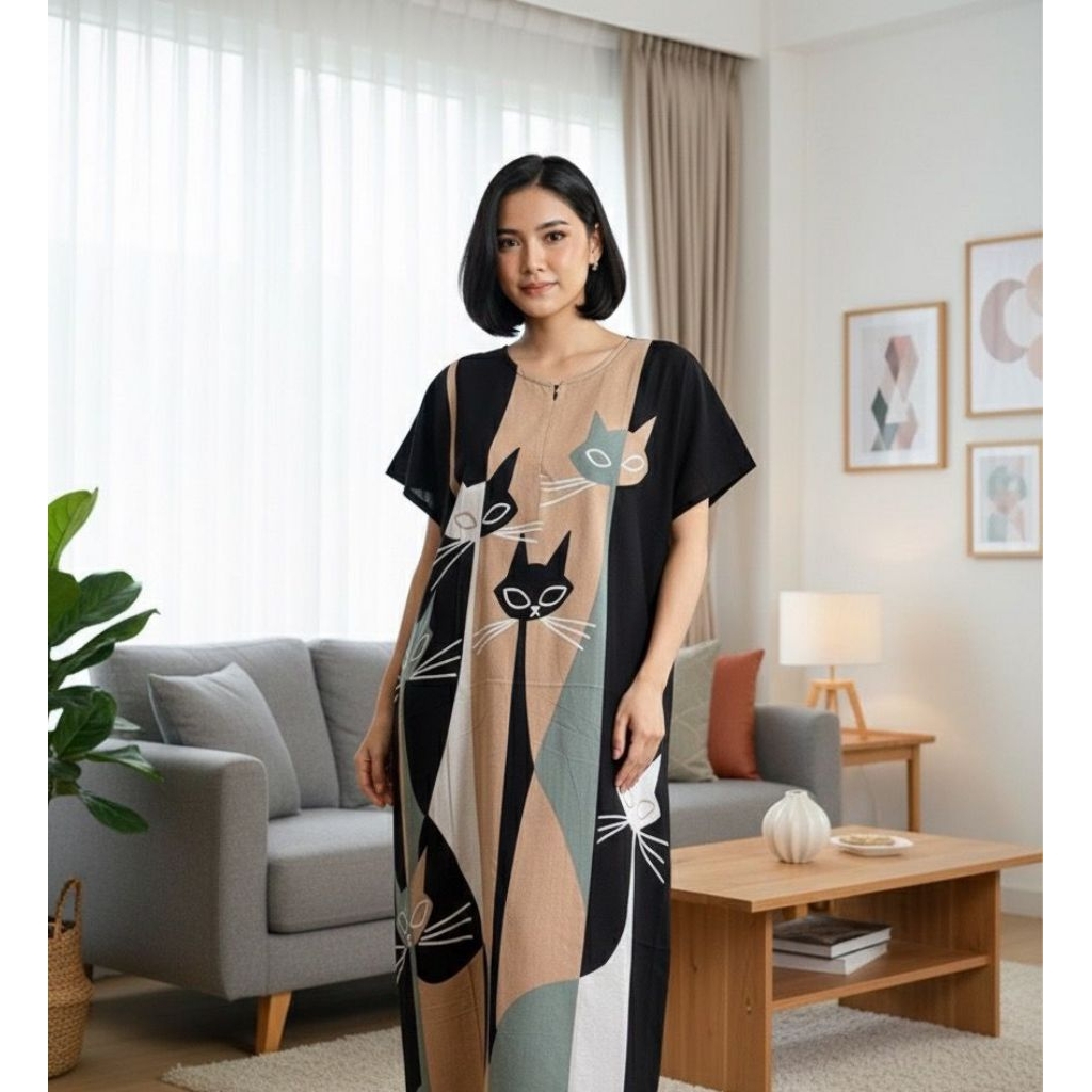 Daster kelelawar // daster lowo LD120cm//Busui friendly