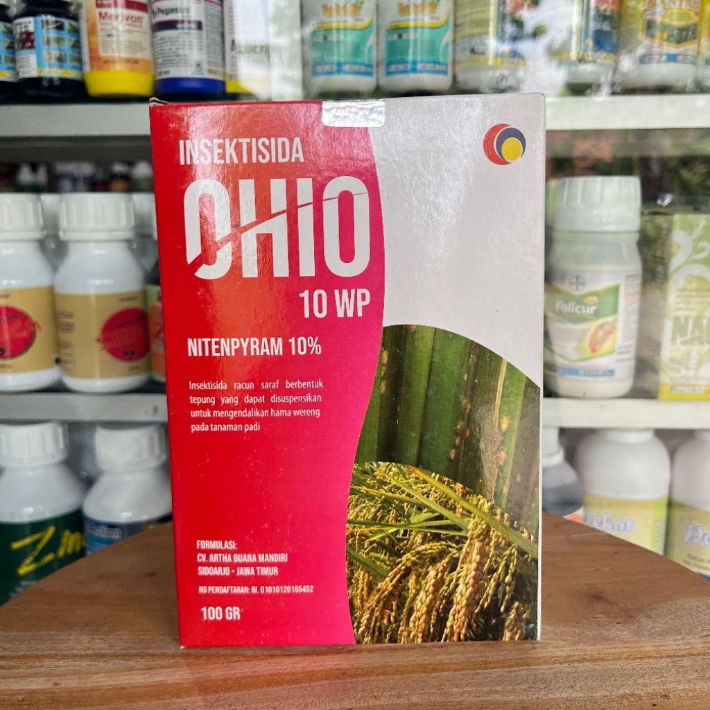 Ohio 10WP 100gr Insektisida Bahan Aktif Nitenpyram 10% Asli ABM