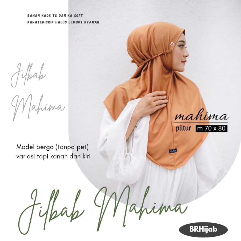 JILBAB MAHIMA MODEL BERGO SIZE M