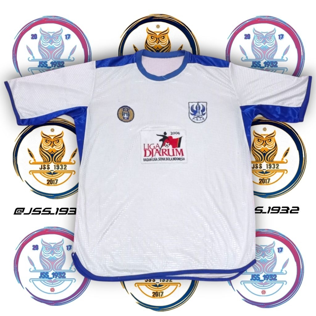 Jersey Bola PSIS SEMARANG Away Kit Murah Retro Vintage Rare Blokecore Olahraga Sepakbola - L