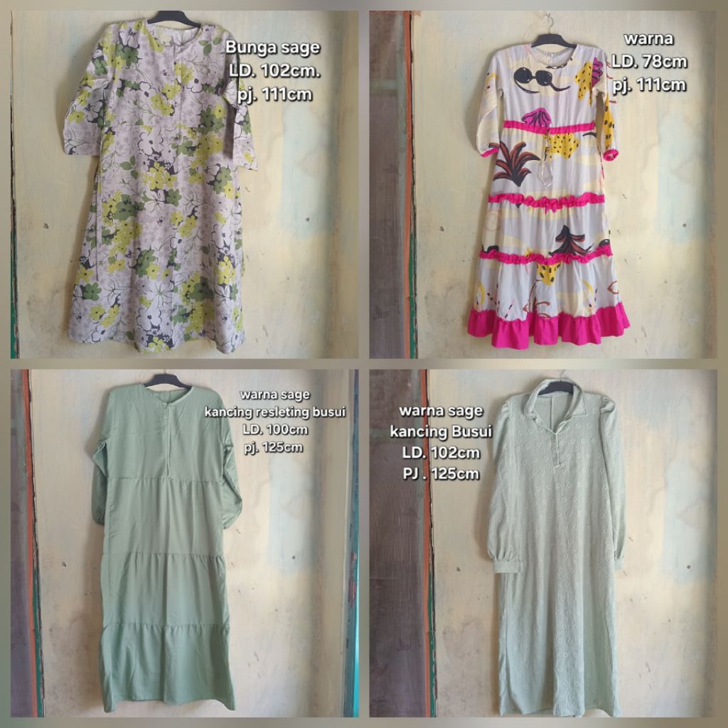​[PRELOVED] Gamis Dress Murah meriah Spesial Cuci Gudang