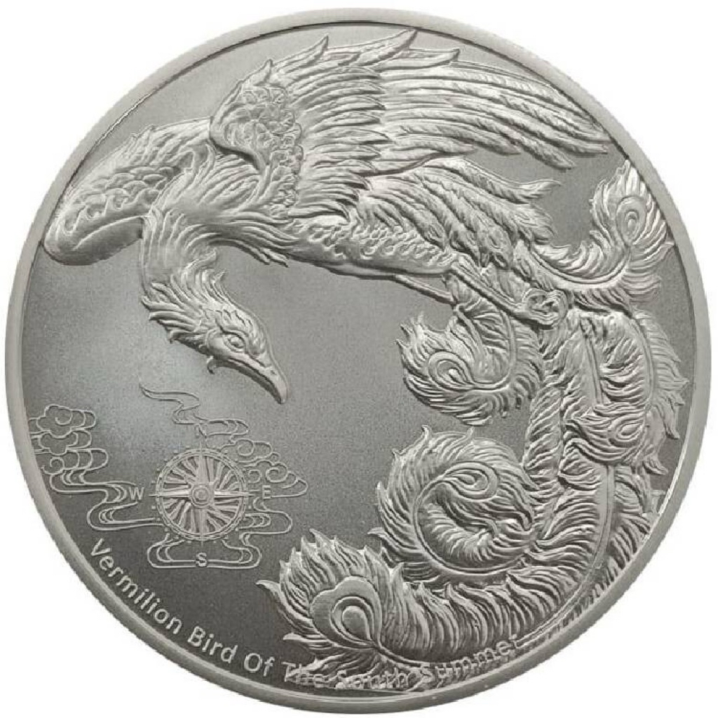 Perak 1 oz SAMOA - Vermilion Bird