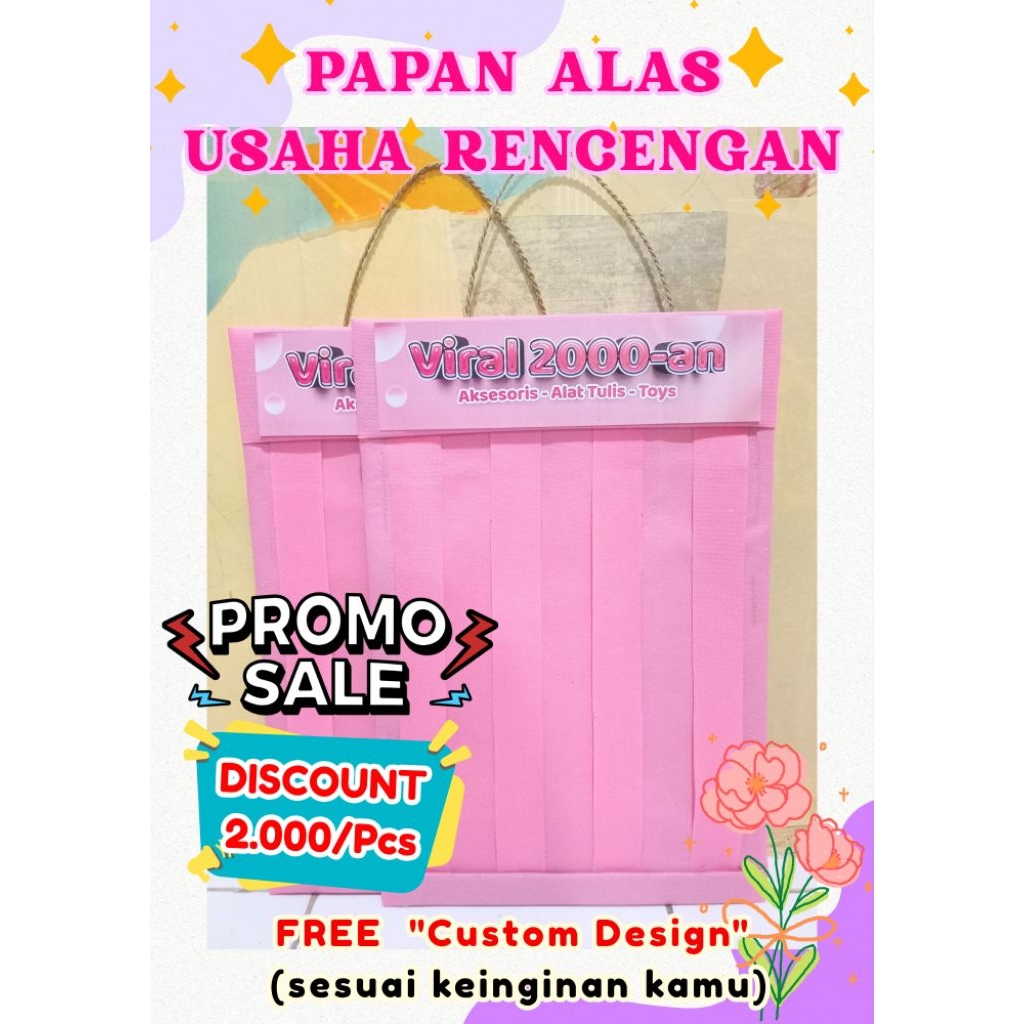 READY STOK  PAPAN ALAS VIRAL 2ribu, SERBA 2000, CUSTOM DESIGN