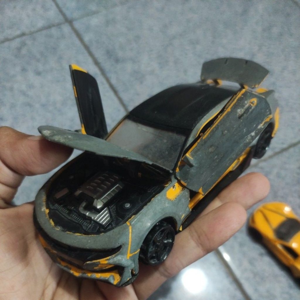 Diecast Miniauto Bumblebee Transformers Chevrolet Camaro