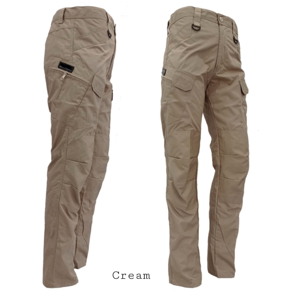 Celana Tactical Krem/Khaki Celana PDL Cargo Pria