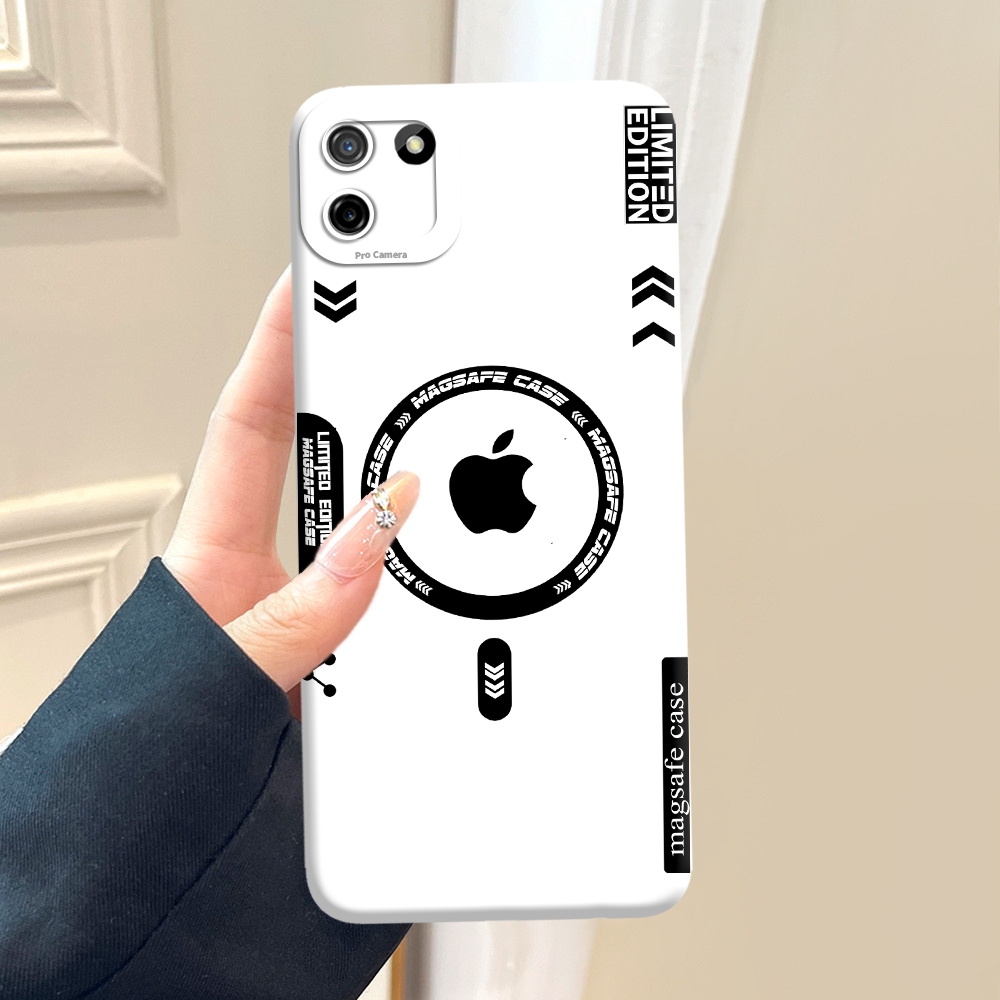 MURNI CASE REALME C11 PREMIUM MAGSAFE RING IPHONE FASHION CASE - Softcase Silikon Softcase Trendi un