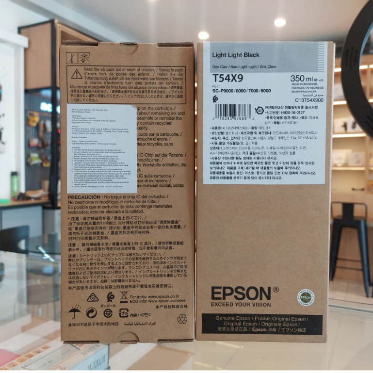 HARGA PROM0 CLEAR STOK TINTA CATRIDGE EPSON SureColor SC-P6000 P6000 P7000 T824 T54X ORIGINAL - T54X