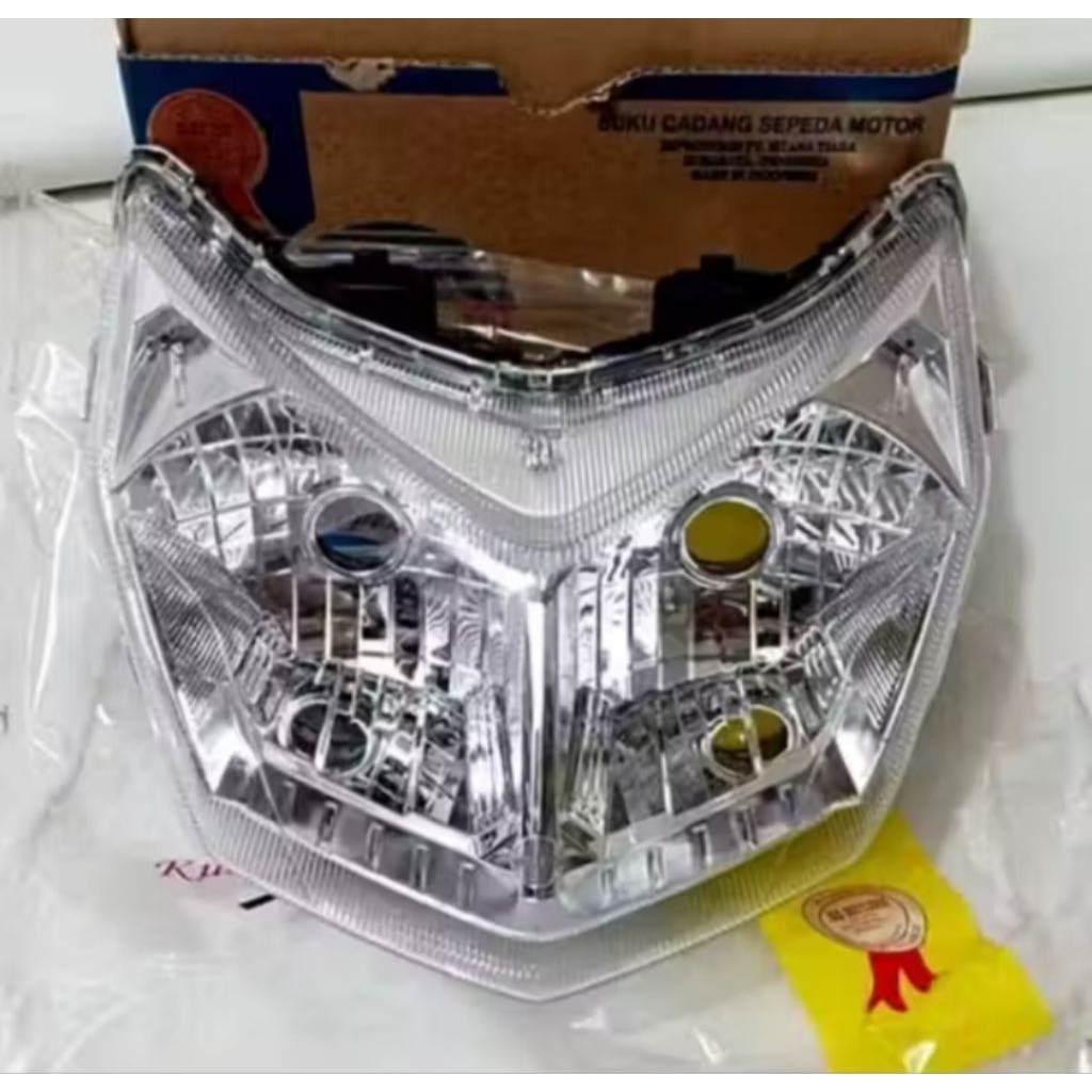 WIN_REFLEKTOR LAMPU DEPAN HONDA SUPRA X 125 NEW FI 2015 2016 2017 2018 2019 2020
