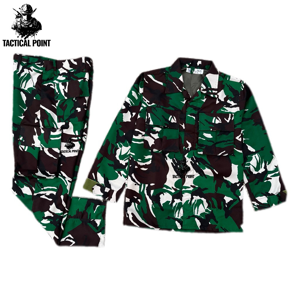 Setelan Seragam Baju PDL TNI LORENG Malvinas Baloteli Cerah