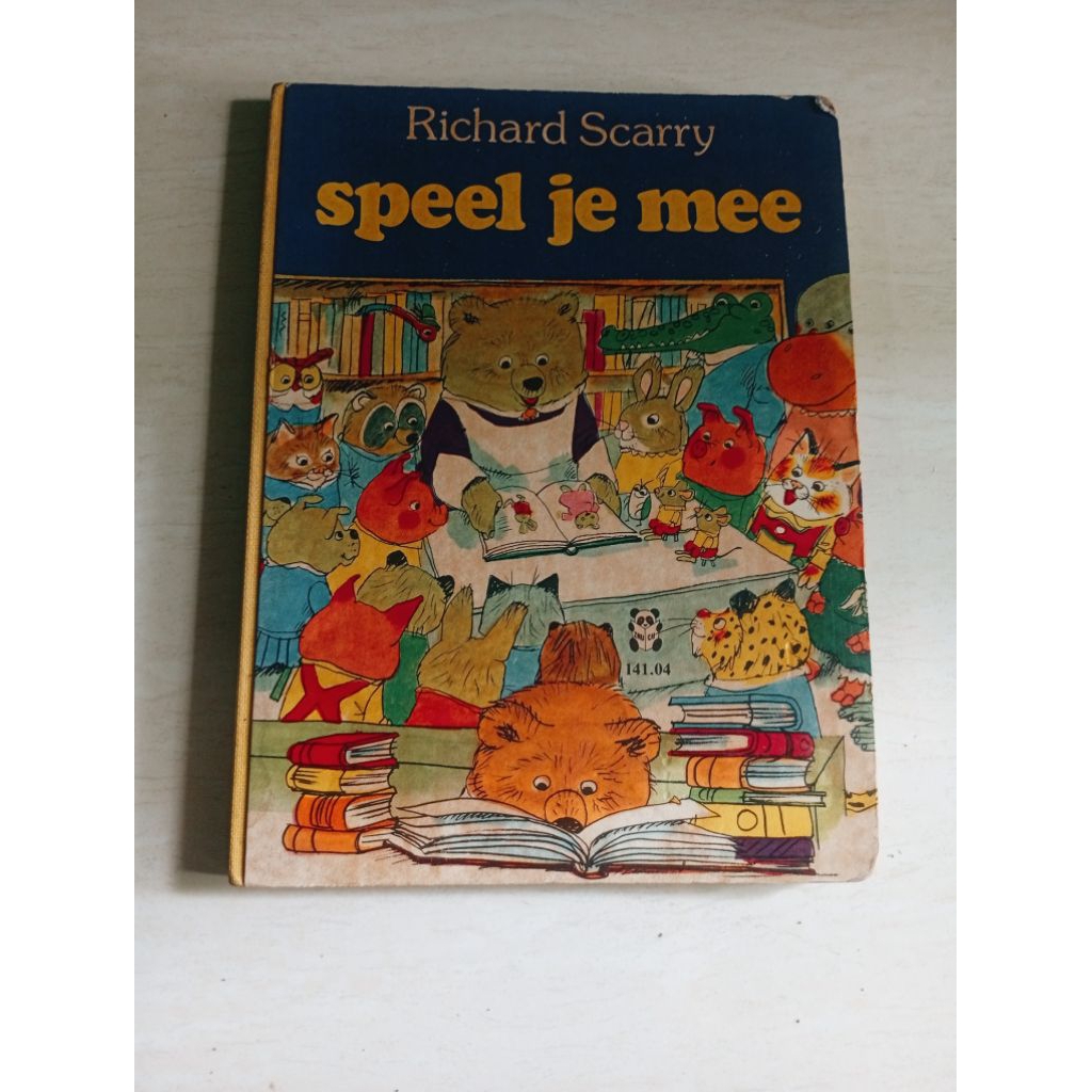(PRELOVED BUKU ANAK) Boardbook ayo bermain_Richard scarry- tahun 1978