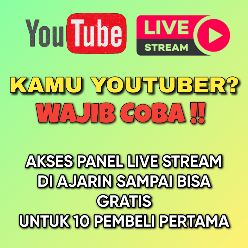 RAHASIA LIVE YOUTUBE 24 JAM TANPA PERLU NYALAKAN KOMPUTER KERJAM JAM TAYANG CEPAT